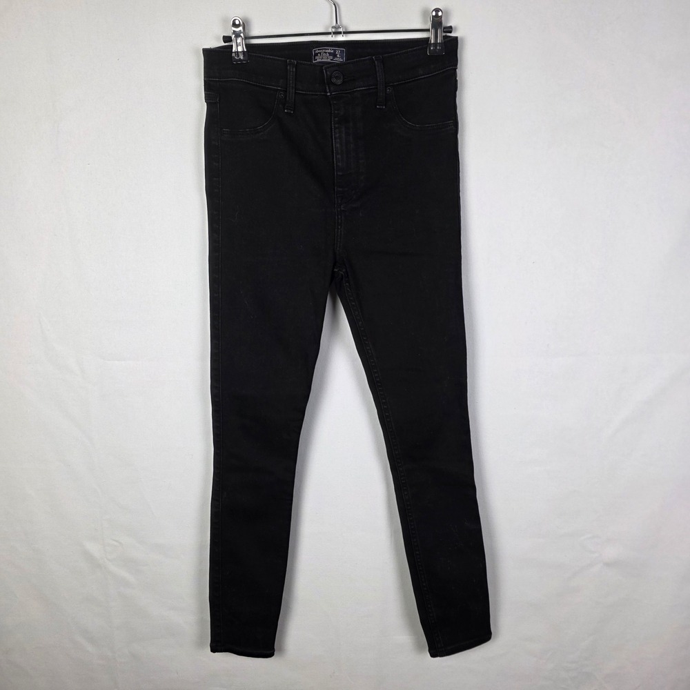 Abercrombie & Fitch Simone High Rise Jean Legging Black Skinny Jeans 27 4S
